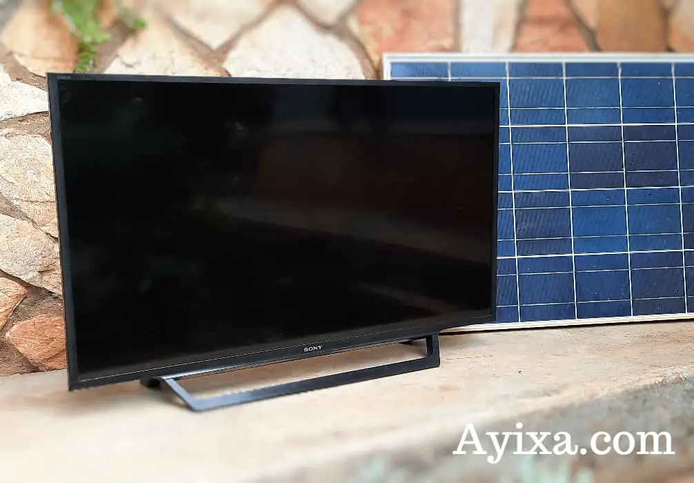 What size of solar panel for TV