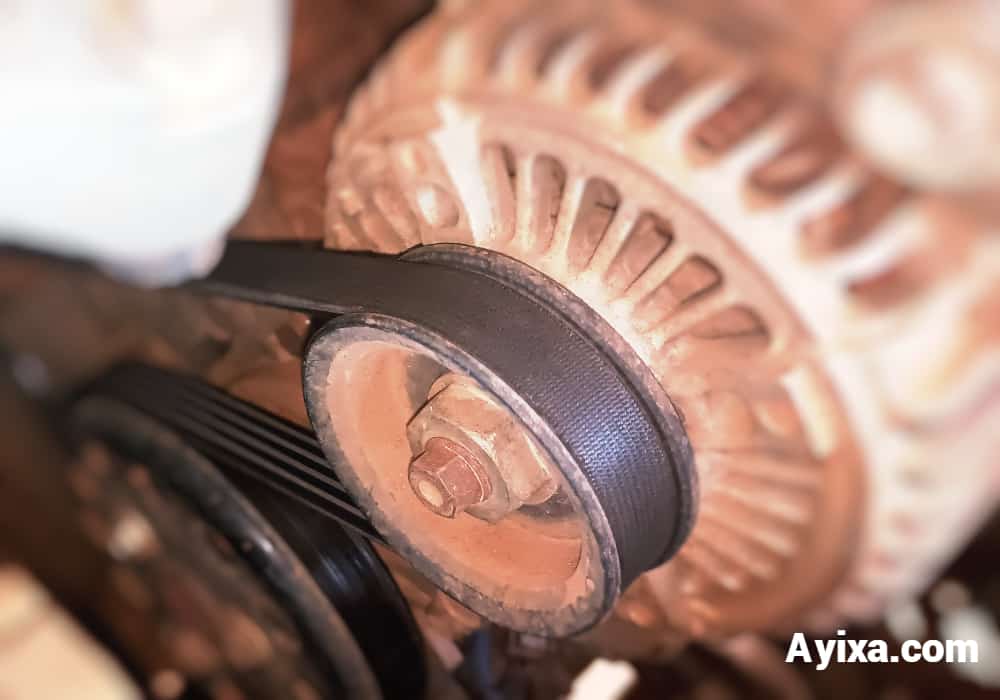 Car alternator drained battery